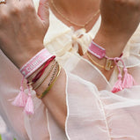 Pink Ribbon Armband
